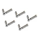 qfix Rohrniete Set 10-Fach, Innen 2mm, Außen 3mm, Länge 10mm, DIN 7340 Typ B (Hohlniete, Buchse)