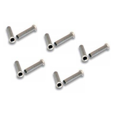 qfix Rohrniete Set 10-Fach, Innen 2mm, Außen 3mm, Länge 10mm, DIN 7340 Typ B (Hohlniete, Buchse)