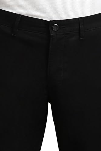 Image of Louis Philippe Men's Slim Fit Mid Rise Pants