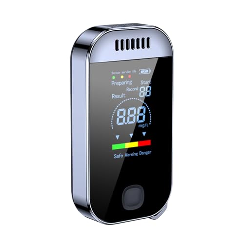 Alcoholímetro Detector de Alcohol, Dispositivo Digital Para Conductores, Monitor Digital Portátil Para Uso Doméstico Viajes Guía Nocturna Control Post Ingesta