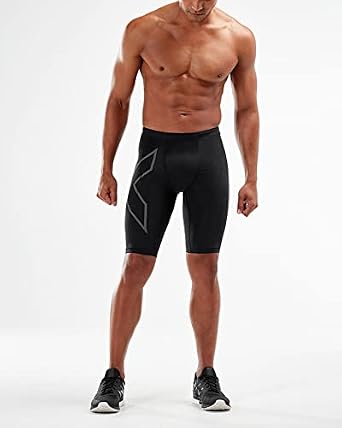 2XU Mens Light Speed Compression Shorts for Running & Fitness, MCS Support, Quick-Drying for Enhanced Runing Performance
