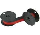 6 Pack Compatible Universal Calculator Spool EPC B / R Black and Red Ribbons, Works for Sharp EL...