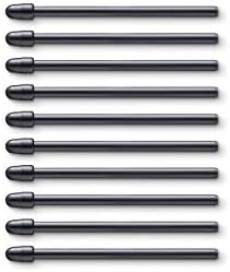 Wacom ACK22211 Zestaw 10 Końcówki Standardowe dla Pro Pen 2, Czarny