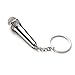 YOYUMI Pendentif Porte-Clés Porte-Clés En Métal Simulation Microphone Microphone Pendentif Clé Petit Cadeau Créatif Pendentif Clé