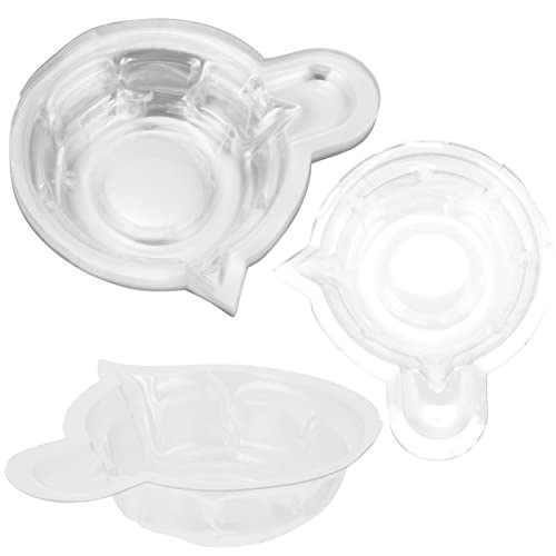 KOMBIUDA 1000pcs Disposable Urine Cup Sample Preparation Cup Single-use Urine Cups Sturdy Urine Cups Clear Container Specimen Tub Liquid Sample Container Portable Specimen Container Plastic