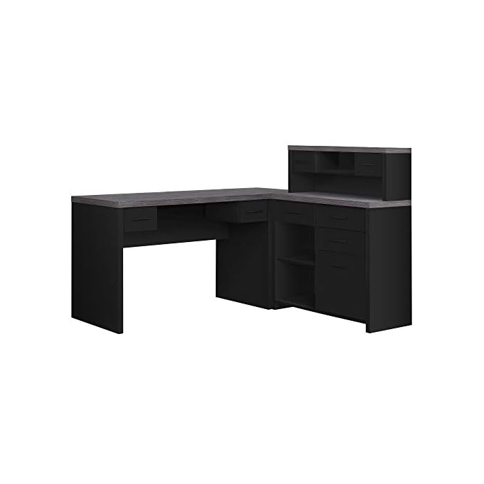 Monarch Specialties Computer Desk LShaped Left or Right Set Up