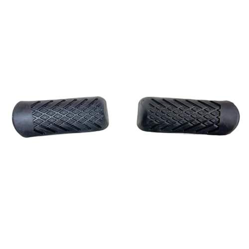 Universal 32MM Motorcycle Crash Bar Engine Guard Pads (2-Pack) - Rubber Protective Covers with Knee & Leg Impact Protection