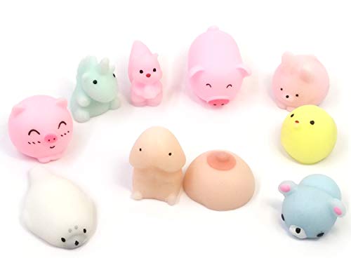 Miniature Fun Gag Squishies Toys, Stress Relief Novelty Funny Tricky Toys 10 PCS