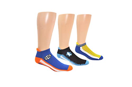 Dragon Ball Super Lowcut Socks (3 Pair) - Athletic Performance No Shows - Fits Mens Shoe Size 9-13 Dragon Ball Super Lowcut Socks (3 Pair) - Athletic Performance No Shows - Fits Mens Shoe Size 9-13