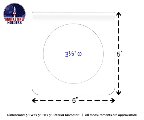 Cocktail Napkins Coasters Crystal Clear Acrylic Bar Home Seasonal Decor Table Protection By Marketing Holders #TOP2