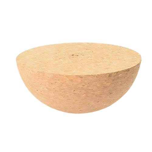 Bola de pilates en corcho de 15 cm para estiramientos y bienestar en casa