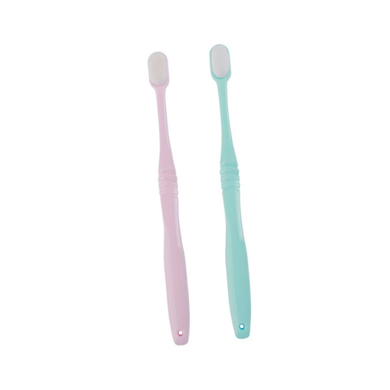 GLEAVI 6pezzi Spazzolini Da Denti Ultra-morbidi - Per Delle Gengive Design Ergonomico Rosa e Blu Per Tutta La Famiglia