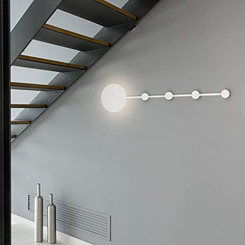 NZDY Lampada da parete creativa con cuscinetti, applique da parete a led, applique da parete moderna in ferro per ingresso da ufficio, guardaroba, lampada da parete, lampada da parete con illuminazio - Image 7