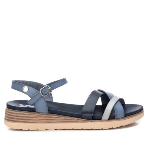 XTI   Sandalia Mujer Navy   Calzado Cómodo y Versátil   Moda casual   Modelo 14284805 (Talla 38)