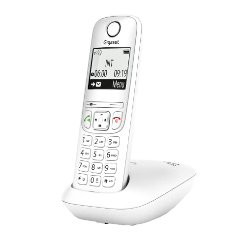 Gigaset A690 - Teléfono inalámbrico - Gran Pantalla gráfica - Calidad de Audio Superior - perfiles de Sonido Ajustables - función Manos Libres - función no Molestar- Color Blanco Cover