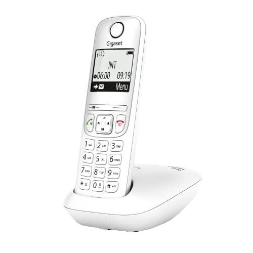 Gigaset A690 - Teléfono inalámbrico - Gran Pantalla gráfica - Calidad de Audio Superior - perfiles de Sonido Ajustables - función Manos Libres - función no Molestar- Color Blanco