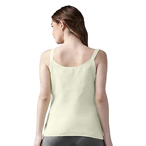 Image of Cotton Short Camisole Non-Stretchable Slip for Women | Short Kurti Slip | Short Camisole | Half-Length Lining | Waist Length Inner | Sameez | Samij(Half Slip)