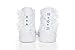 White High-Top Bridal Sneakers with Lace, Pearls, and 3D Flowers – Handmade Wedding Shoes for Bride – Elegant Flat Trainers for Ceremony or Reception