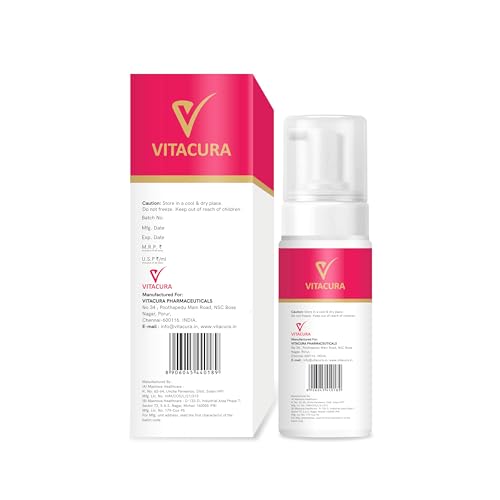 Image of Vitacura Face Wash Gentle Skin Cleanser for Dry to Normal, Sensitive Skin, 100 ml Hydrating Face Wash