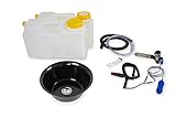 wassereinlagerungen erkennen Verkaufswagen Küche Wasseranlage Imbisswagen Verkaufsanhänger Campingküche 12v Bausatz Spüle Schwarz 28cm (280mm) / Dunkel/Barwig Schwarz/chrom Raumsparkanister 12L (ad-ideen)