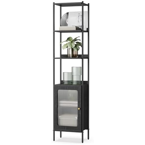 VASAGLE 6-Tier Slim Bookcase Cover