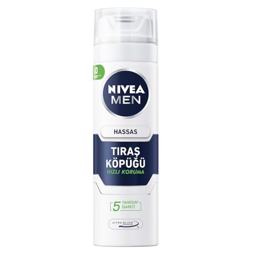 NIVEA MEN Erkek Hassas Tıraş Köpüğü 200 ml + BIC Miss Soleil Sensitive Kadın Tıraş Bıçağı 3'lü Blister (3 Bıçak)