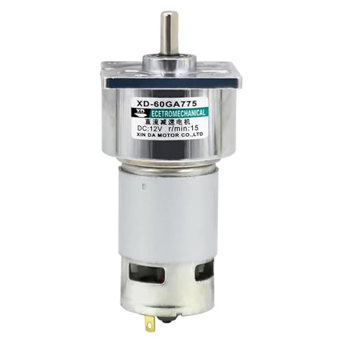 Motoréducteur 12V 24V couple élevé 60GA-775 moteur électrique 35W 5rpm basse vitesse