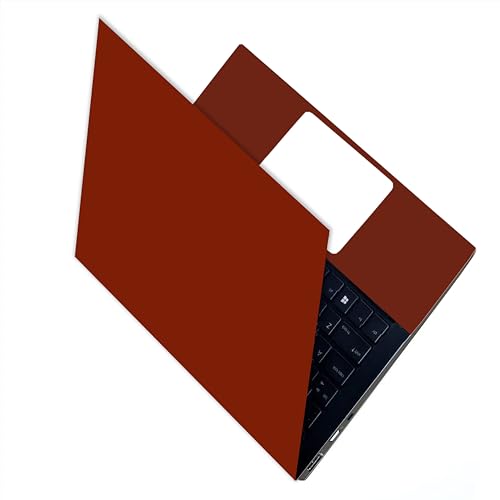 Image of Full Laptop Skin Stickers HD Quality Sticker for Laptops Upto 15.6 inch (Dustproof|Waterproof|Scratchproof|Reusable) - BE Brown FL1 (2234)