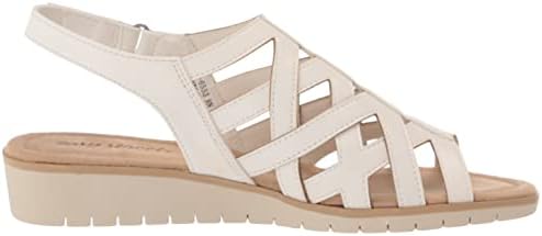 Easy Street Women's Carly Wedge Sandal, White, 11 | Image 5