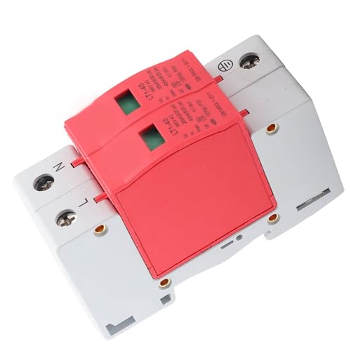 Zerodis - Dispositif électrique de sécurité avec Puissance Puissante Intégrée, Protecteur de Foudre pour la Garde Maison Photovoltaïque, Installation Facile pour une Bonne conductivité (2p40ka)