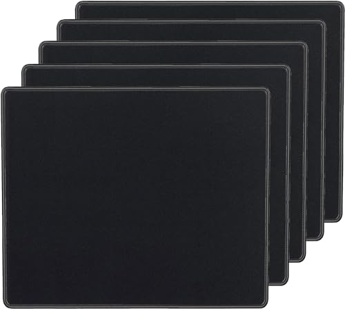Image of Storite 5 Pack 220mm x 180mm x 2mm Speed Type Gaming Non-Slip Rubber Base Mousepad Desk Mat Keyboard Pad for Laptop /Computer Office PC & Home