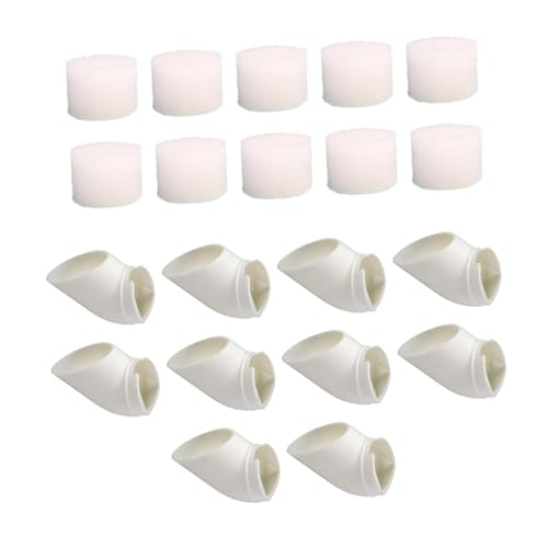 Fonowx 10 Copas de colonización hidropónica, contenedor de Flores, para Plantar Plantas, Maceta de Cultivo hidropónico, Torre Vertical