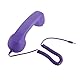 Retro-Telefonhörer, 3,5-mm-Handyempfänger, Mikrofon, Mikrofon, Lautsprecher, Vintage-Retro-Telefonhörer für Smartphones (Purple)