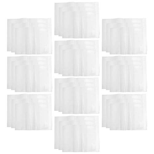 NUOBESTY Capas De Livro De Plástico Transparente Protetor De Capa De Livro 30Pcs 22K 16K A4 Deslizam