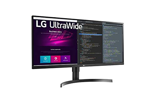 LG 34WN750 Monitor 34" QuadHD UltraWide 21:9 LED IPS HDR, 3440x1440, Radeon FreeSync 75Hz, Audio Stereo 14W, 2x HDMI, 1x Display Port 1.4, 3x USB 3.0, in hoogte verstelbaar, Flicker Safe, zwart - Afbeelding 4