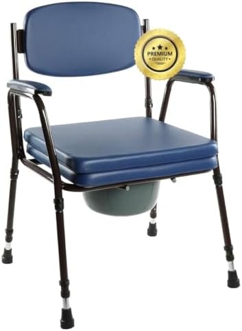 OrtoPrime OrtoPrime Wyściełany fotel toaletowy, biały, piankowy, ...