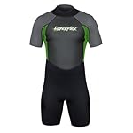 HYPERFLEX Men's and Women's 2.5mm Shorty Springsuit Wetsuit – SURFING, Water Sports, Scuba Diving, Snorkeling - Comfort, Flexible, Anatomical Fit, Adjustable Collar, Back-Zip - Image 5