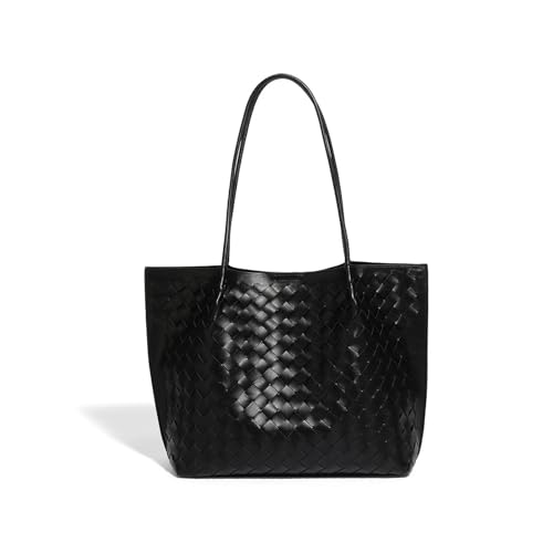 Bolso tote tejido artesanal para mujer miniatura 1