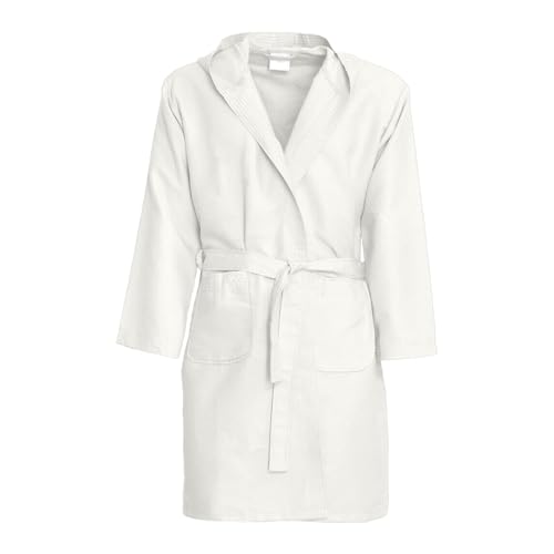 Dorian Home - Accappatoio Uomo E Donna In Microfibra Anallergico, Morbido, Leggero, Salvaspazio, Assorbente A Rapida Asciugatura Con Cappuccio, Tasche, Cintura A Passanti E Gancio, Lavabile (No Stiro)-image