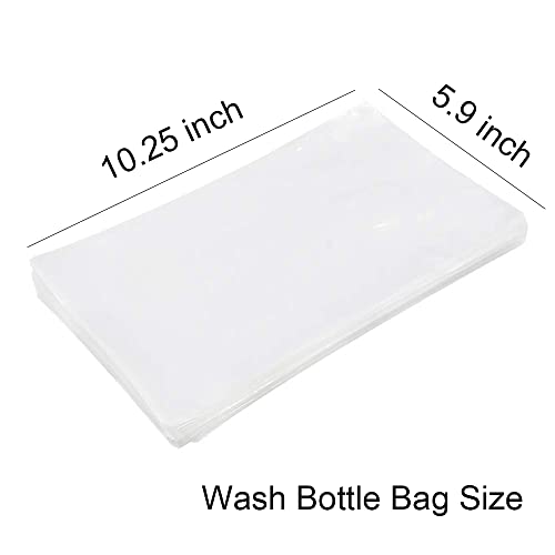 MIUXIA 250pcs Wash Bottle Bags