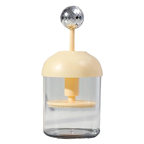 Fabricante de espuma de limpieza facial Manual de espuma rica portátil Herramienta de cuidado de la piel del limpiador profundo para la ducha de lavado de cara champú (Naranja)