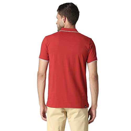 Image of Being Human Black Regular Fit Men's Polo T-Shirt Clothing
