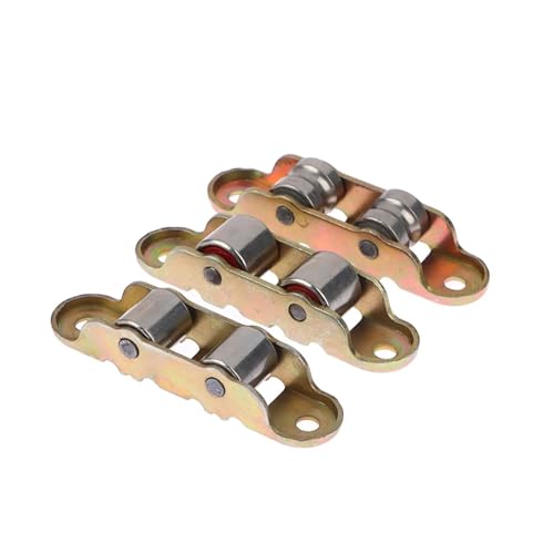 Aqxyxsw GUYTRM 80 Tipo Piatto/Scanalatura Doppia Ruota Porte Scorrevoli in Metallo Puleggia Supporto Finestra Rullo Scorrevole Inferiore Accessori Hardware lingli(B)