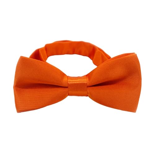 Adjustable Bow Ties Pre Tied Bow Tie Fashion Boys Neck Bowties s Bow Tie for Prom Banquet Stage Performance Formal Party, Orange