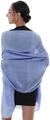 RIIQIICHY Scarfs for Women Pashmina Shawls and Wraps for Women Wedding like Chiffon Scarf for Neck
