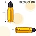 MEAJOO 4PCS Bullet Style Tire Valve Stem Caps, Plastic Tip Tire Valve Caps, Aluminum Alloy Dustproof Waterproof Valve Caps Cover fits Cars, Trucks, Bikes, Motorcycles and Bicycles(Gold)
