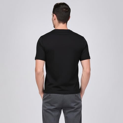 Image of AMUL COMFY Men's Cotton Plain Round Neck Half Sleeve Casual T-Shirts