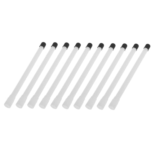 HORIALENCE Extensores De Válvulas Para Neumáticos 10 Piezas 115mm Blancos Para Automóviles y Camiones Uso Profesional Extensión De Inflado Accesorios