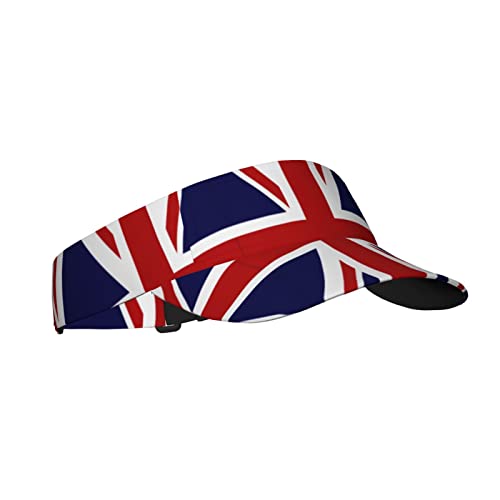 Visera de sol deportiva con bandera británica UK para hombre y mujer miniatura 2