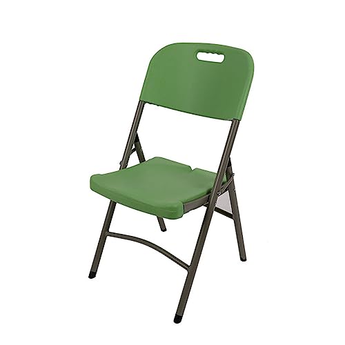 HynJGih Silla Plegable de 4 Uds., Silla de Entrenamiento for conferencias, Silla Ligera for Ocio al Aire Libre(Green)